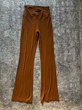 lululemon athletica High-Waist Flared Leggings in Rust